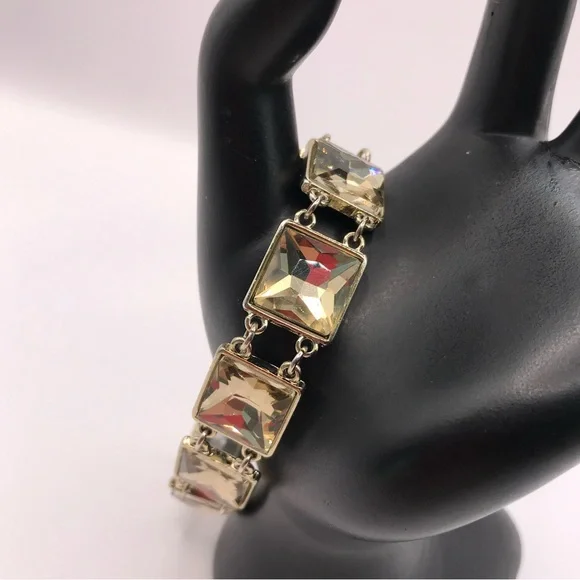 The Limited Gold-Tone & Faceted Crystal Bracelet - Picture 2 of 8